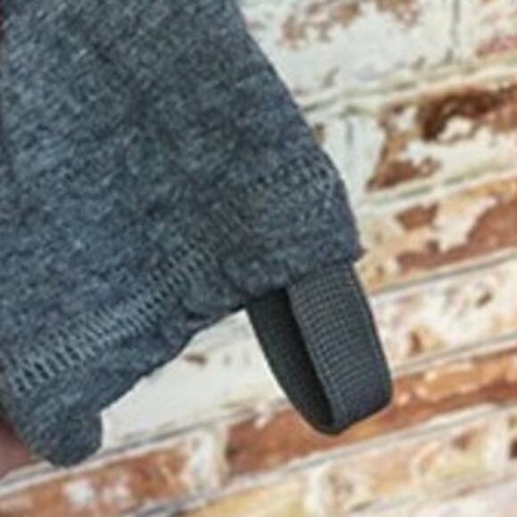 Free People Movement Gray Zip It Layer Stretch Athletic Jacket Top w Thumb Loop - Picture 5 of 11